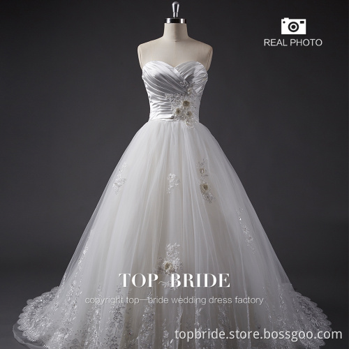 S601 High Quality Heavy Beaded Whole sale Wedding Dresses
